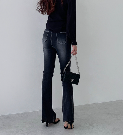 395-톤다운 스티치 슬림 부츠컷 / 395-Tone-Down Stylish Slim Bootcut