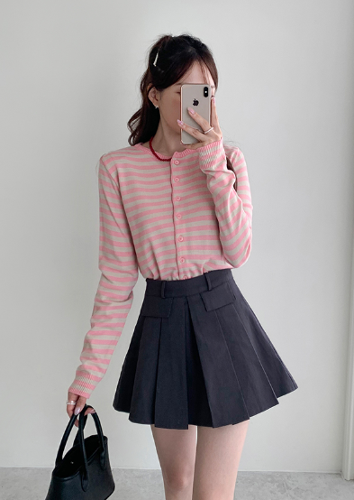 269-배색 니트 가디건 / 269-Coloring Knitwear Cardigan